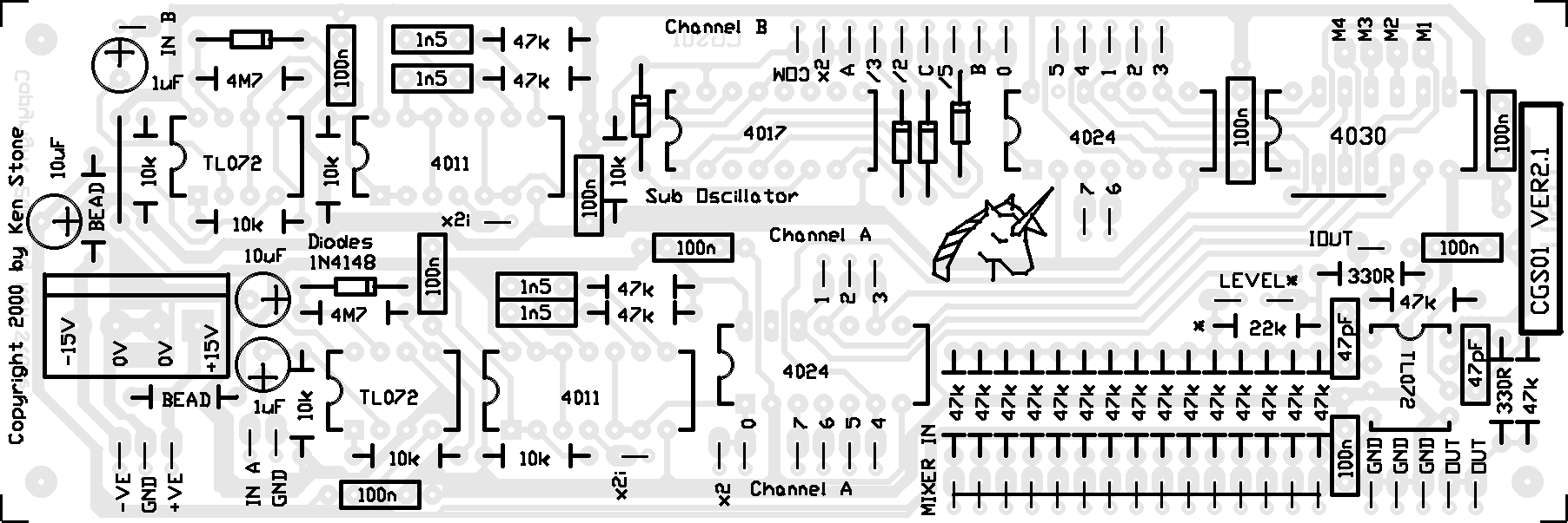 Sub-oscillator PCB