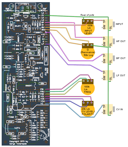 LM3900 Audio Mixer Circuit